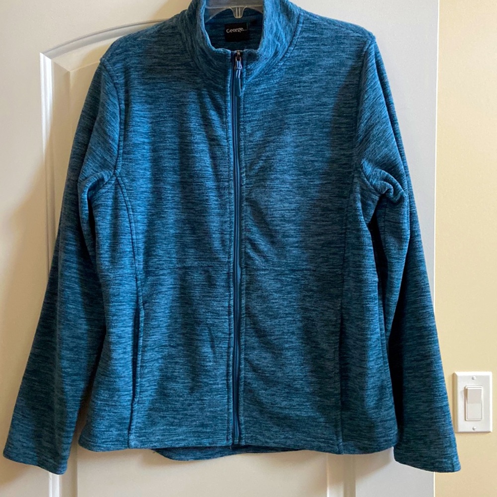 Gently used zippered cardigan/jacket in size L